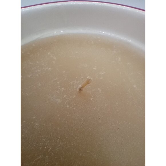 Candle Holder Lidded Hallmark Autumn Leaves Vanilla Jar Y2K Vintage 6 Inches - Picture 9 of 16